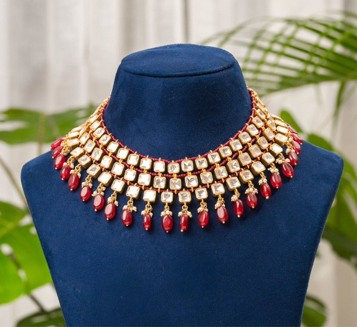 Classic Kundan Moissanite Necklace